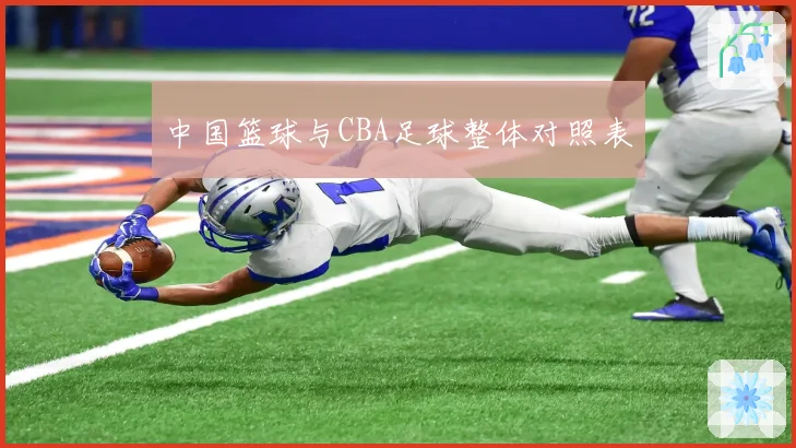 中国篮球与CBA足球整体对照表